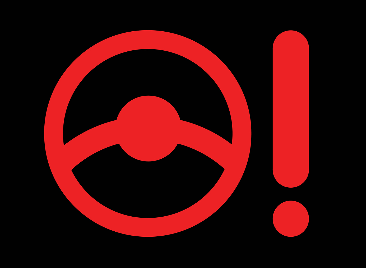 car power steering warning light