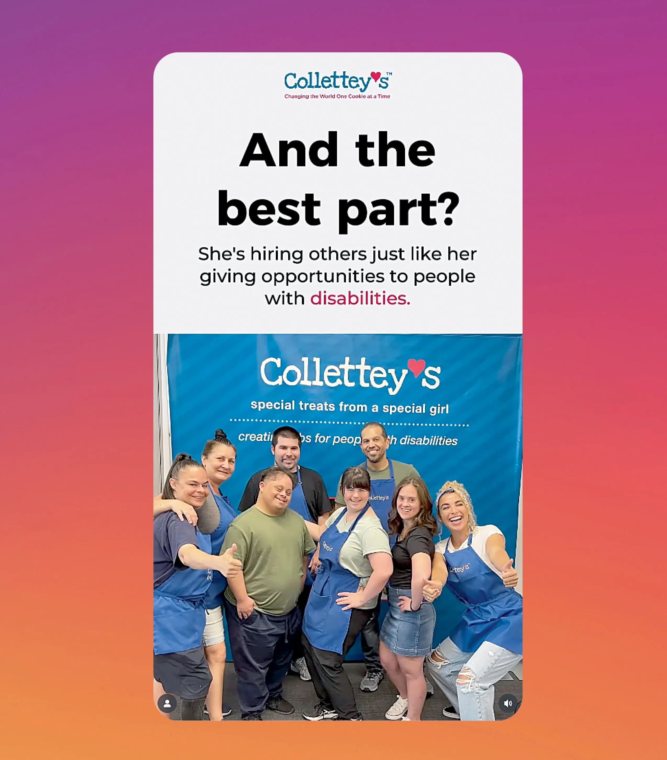 Collete Divitto started her own cookie brand