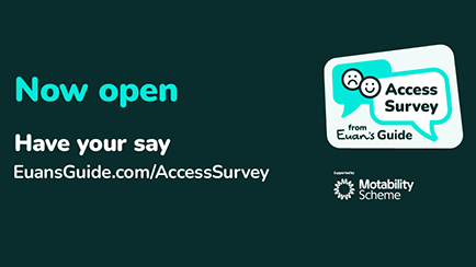 Image saying that the survey is open