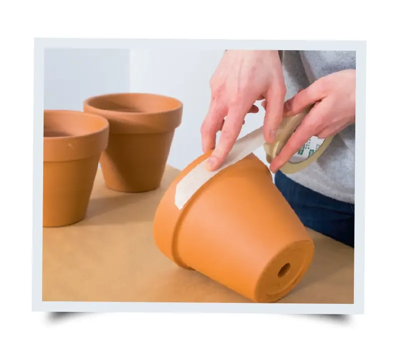 photo of a women making the card template