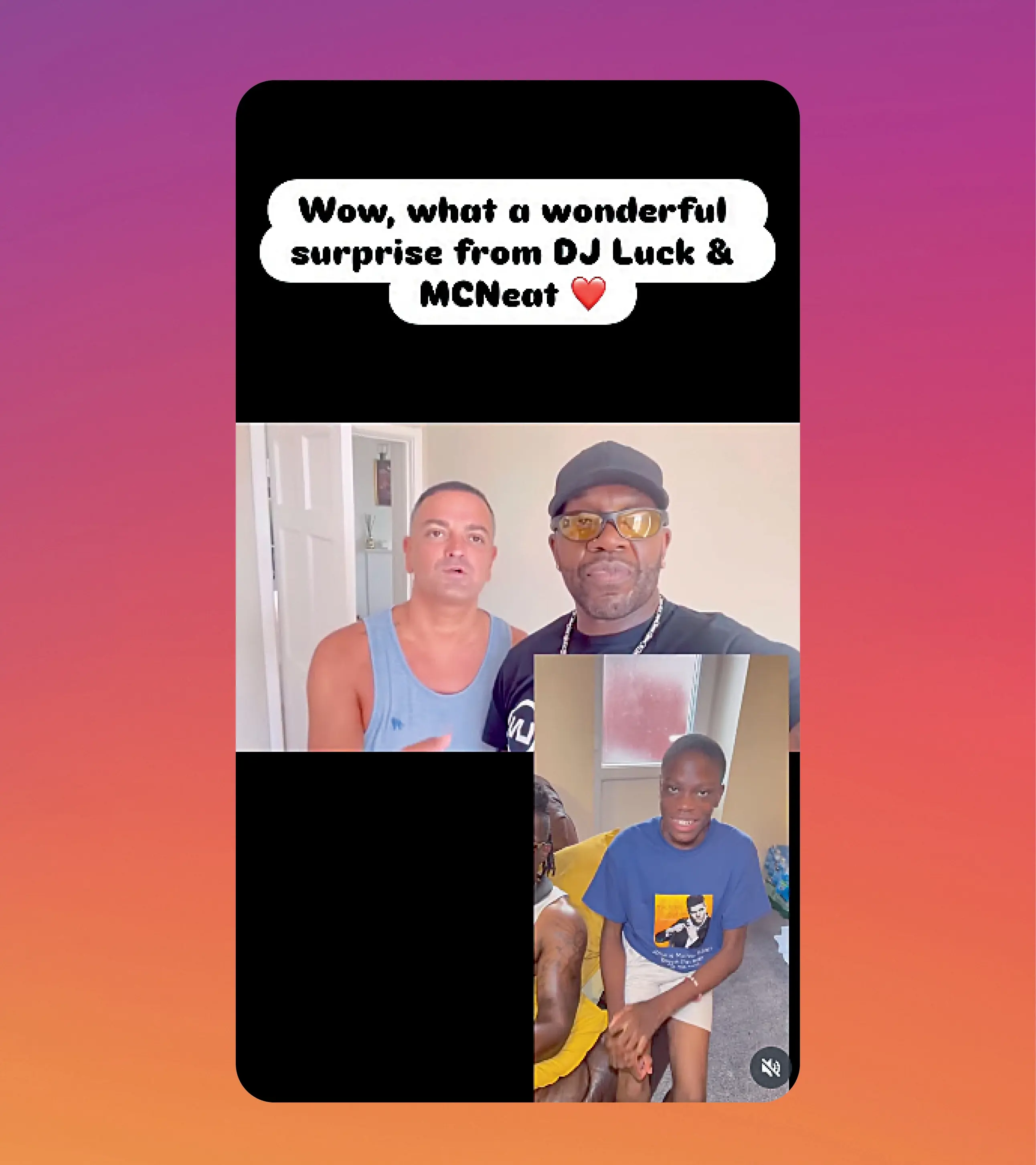 Teenager and music lover is offered backstage passes by UK garage heroes