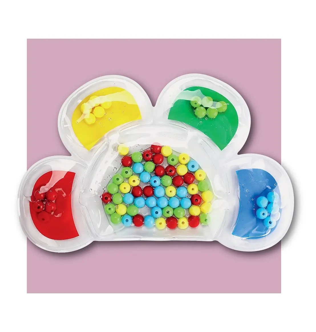 The Flower Bead Matching Fidget Puzzle